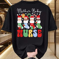 Funny Nurse Shirt, Nurse Unisex T-Shirt/Hoodie/Sweatshirt HLT00 - Mother Baby Nurse Christmas Professional Baby Wrapper T-Shirt