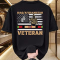 Proud Veteran Shirt, Funny Veteran UnisexT-Shirt/Hoodie/Sweatshirt HLT00 - Afghanistan Iraq Veteran Flag Soldier T-Shirt