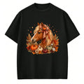 Best Horse Lover Shirt , Funny Horse UnisexT-Shirt/Hoodie/Sweatshirt HLT00 - - Cute Horse Pumpkin Coquette Bow Autumn Fall Equestrian T-Shirt