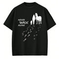 Best Horse Lover Shirt , Funny Horse UnisexT-Shirt/Hoodie/Sweatshirt HLT00 - - Dog horse - never walk alone - horse fan dog lover T-Shirt