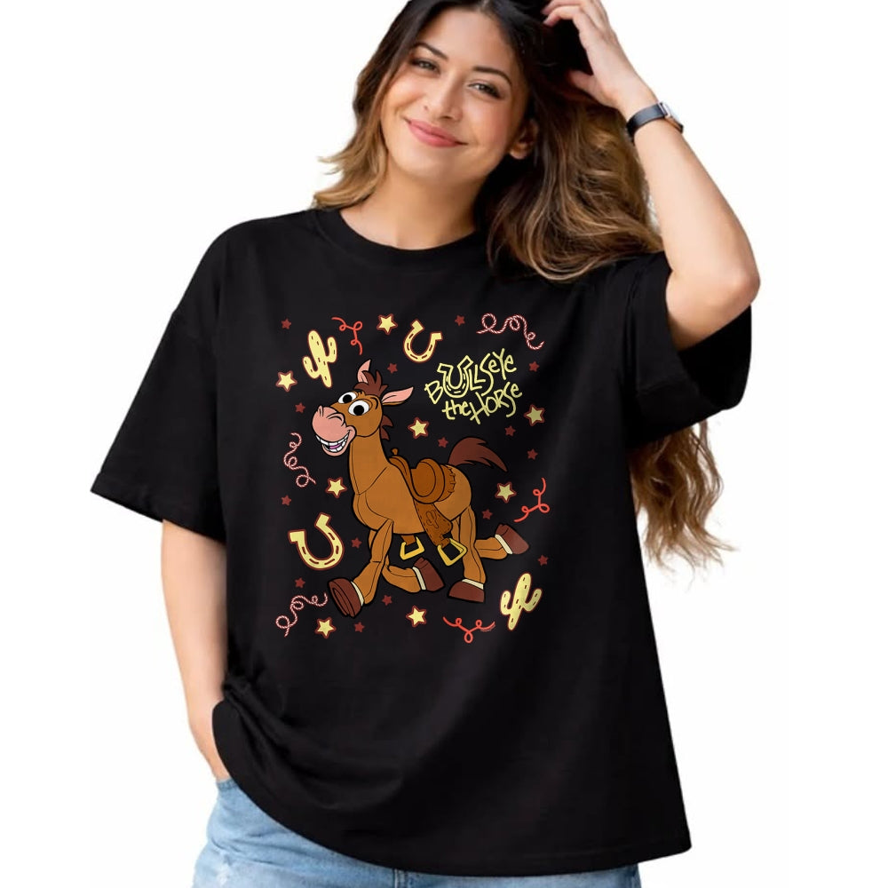 Best Horse Lover Shirt , Funny Horse UnisexT-Shirt/Hoodie/Sweatshirt HLT00 - - Disney and Pixar_s Toy Story Bullseye Horse Western Collage T-Shirt
