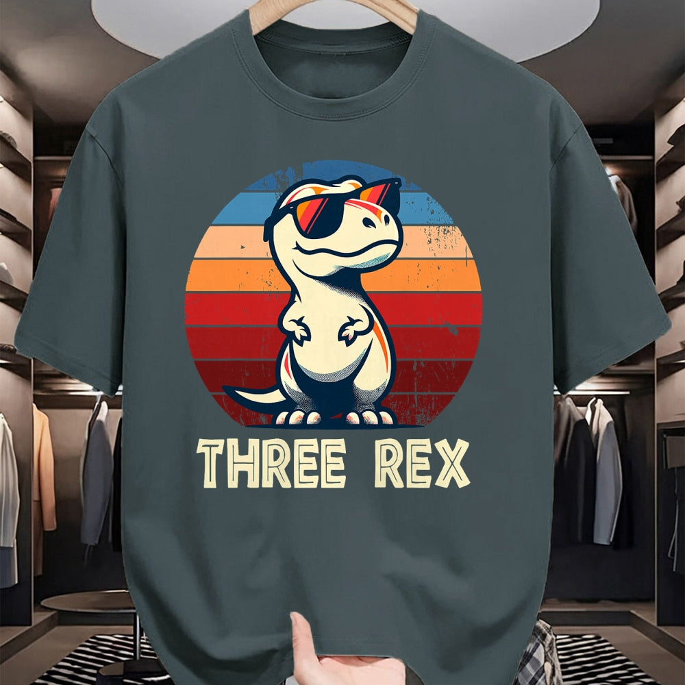 Best Dinosaur Lover Shirt, Funny Dinosaur UnisexT-Shirt/Hoodie/Sweatshirt HLT00 - 3 Rex Dinosaur 3rd Birthday Boy Girl Three Rex Birthday T-Shirt
