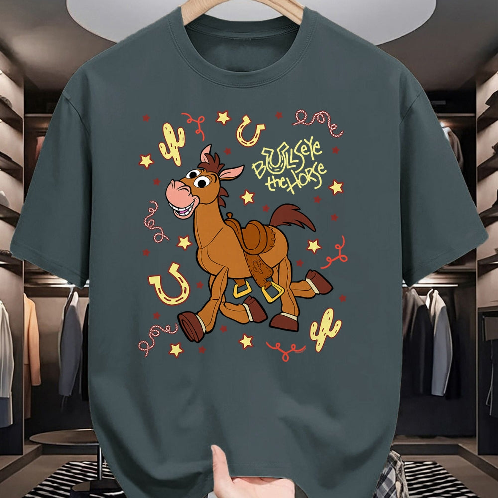 Best Horse Lover Shirt , Funny Horse UnisexT-Shirt/Hoodie/Sweatshirt HLT00 - - Disney and Pixar_s Toy Story Bullseye Horse Western Collage T-Shirt