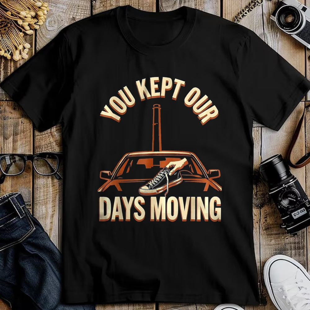 Best Truck Driver Life Shirt, Funny Trucker UnisexT-Shirt/Hoodie/Sweatshirt HLT00 - You Kept Our Days Moving Truck Driver Appreciation Week Gift T-Shirt, Women, Black, XX-Large