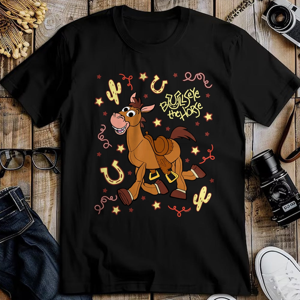 Best Horse Lover Shirt , Funny Horse UnisexT-Shirt/Hoodie/Sweatshirt HLT00 - - Disney and Pixar_s Toy Story Bullseye Horse Western Collage T-Shirt