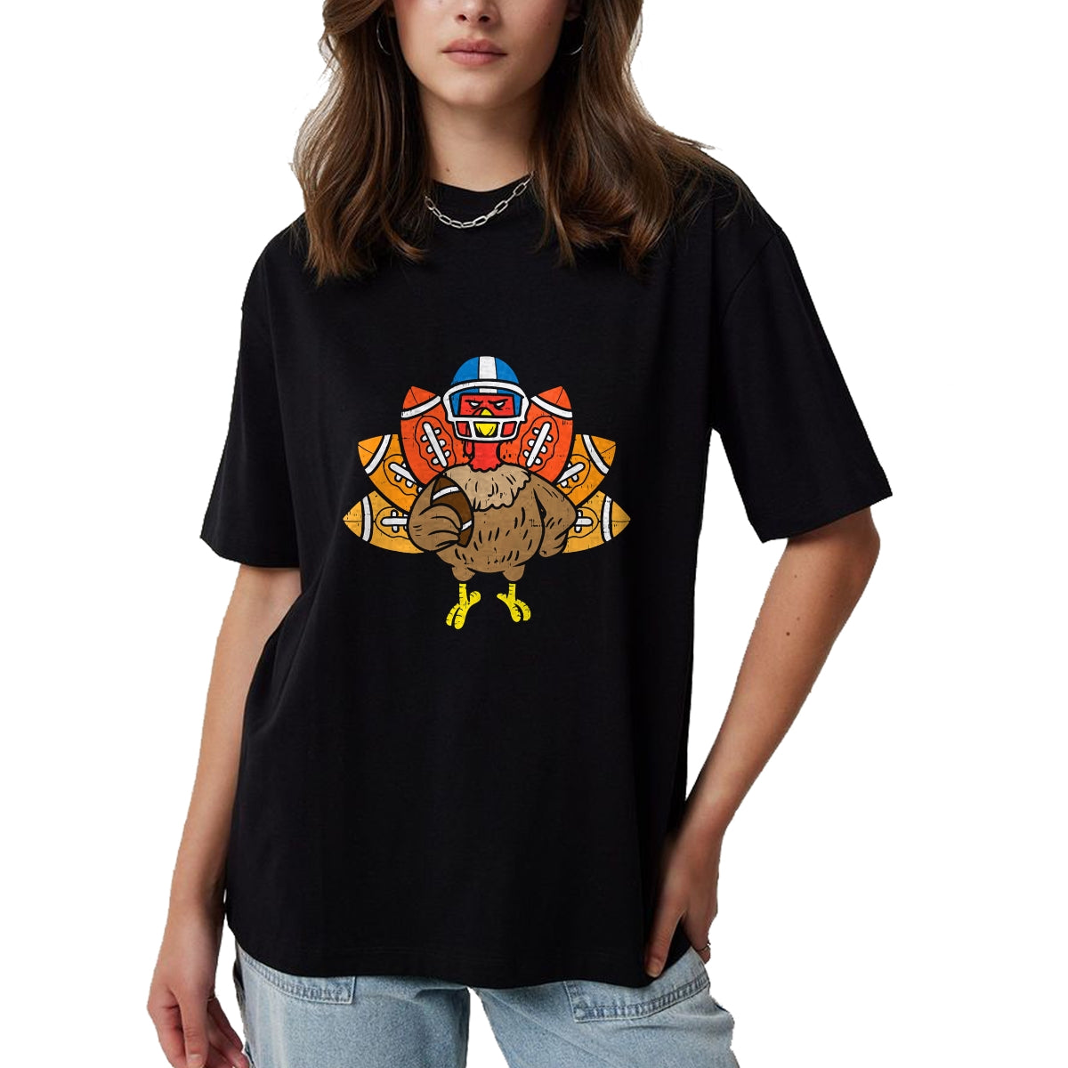 Best Thanksgiving Family Shirt , Funny Thanksgiving UnisexT-Shirt/Hoodie/Sweatshirt HLT00 - American Football Player Turkey Thanksgiving Day Sport Gift T-Shirt