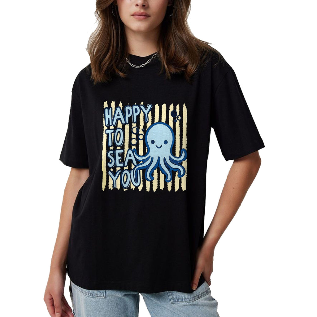 Best Student Shirt, Funny Back To School UnisexT-Shirt/Hoodie/Sweatshirt HLT00 - Happy to Sea You Teacher Sea Animals Back to School T-Shirt