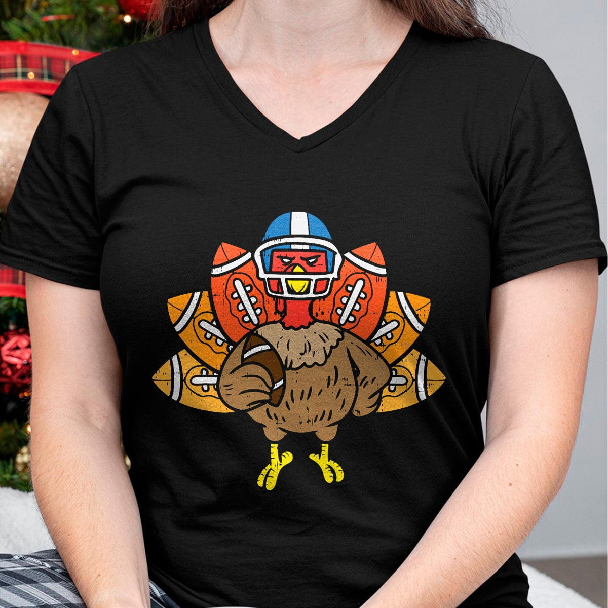 Best Thanksgiving Family Shirt , Funny Thanksgiving UnisexT-Shirt/Hoodie/Sweatshirt HLT00 - American Football Player Turkey Thanksgiving Day Sport Gift T-Shirt