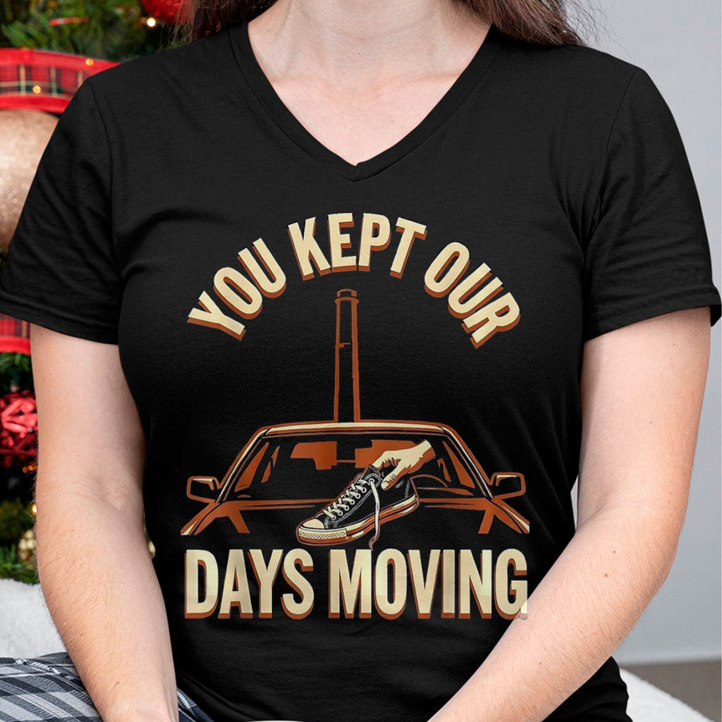 Best Truck Driver Life Shirt, Funny Trucker UnisexT-Shirt/Hoodie/Sweatshirt HLT00 - You Kept Our Days Moving Truck Driver Appreciation Week Gift T-Shirt, Women, Black, XX-Large