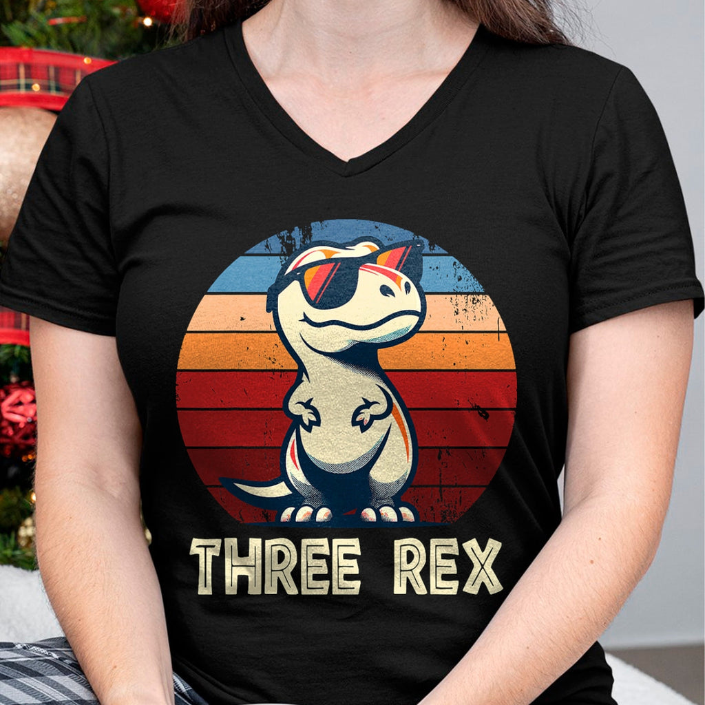 Best Dinosaur Lover Shirt, Funny Dinosaur UnisexT-Shirt/Hoodie/Sweatshirt HLT00 - 3 Rex Dinosaur 3rd Birthday Boy Girl Three Rex Birthday T-Shirt