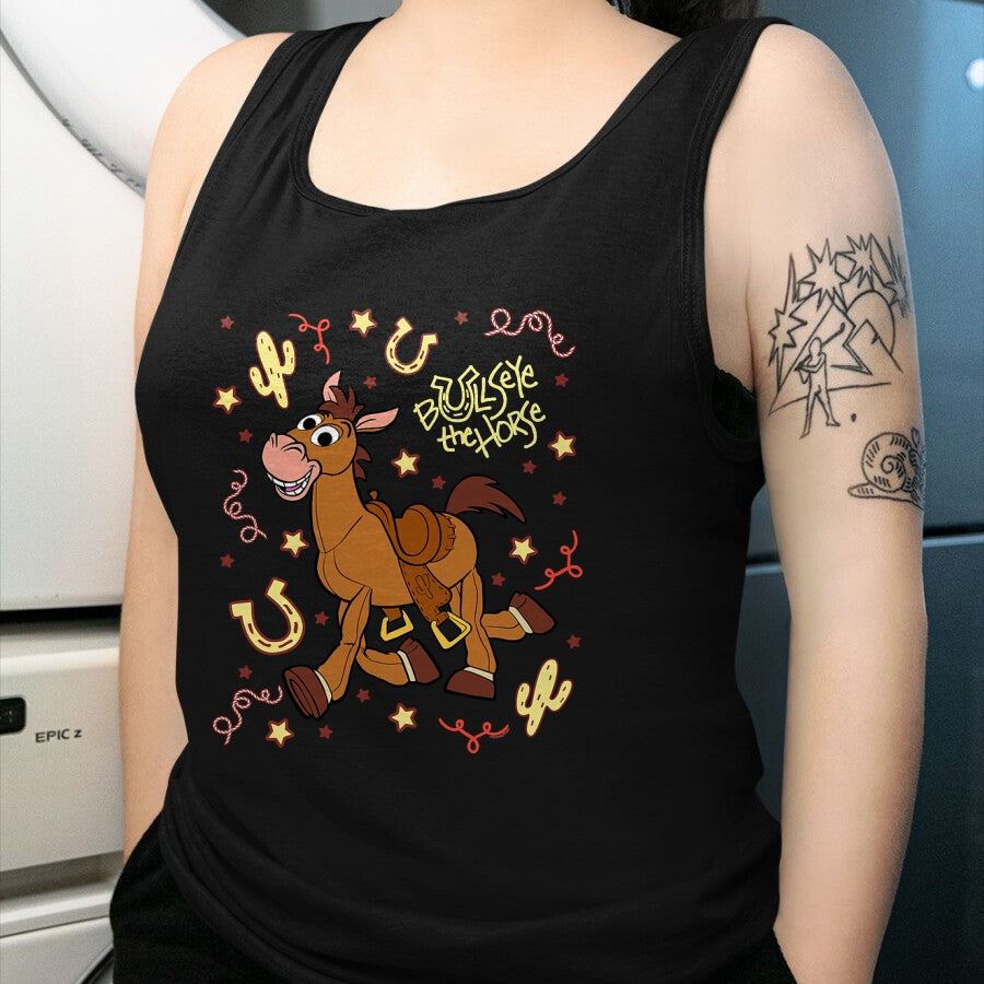 Best Horse Lover Shirt , Funny Horse UnisexT-Shirt/Hoodie/Sweatshirt HLT00 - - Disney and Pixar_s Toy Story Bullseye Horse Western Collage T-Shirt