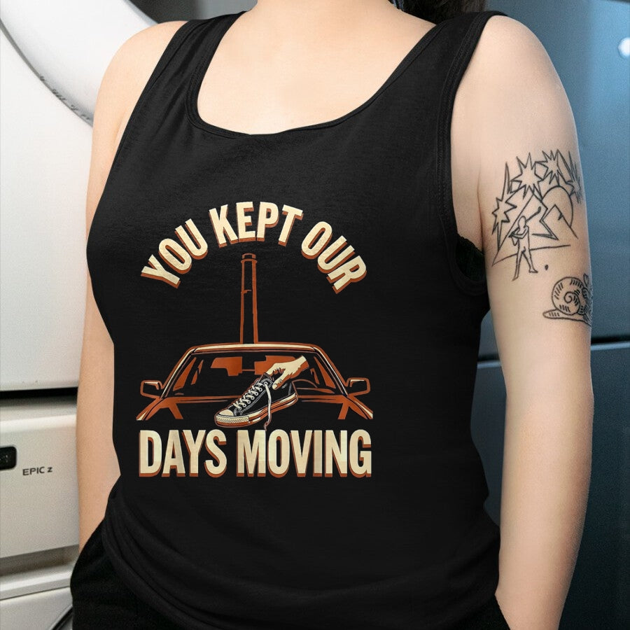 Best Truck Driver Life Shirt, Funny Trucker UnisexT-Shirt/Hoodie/Sweatshirt HLT00 - You Kept Our Days Moving Truck Driver Appreciation Week Gift T-Shirt, Women, Black, XX-Large