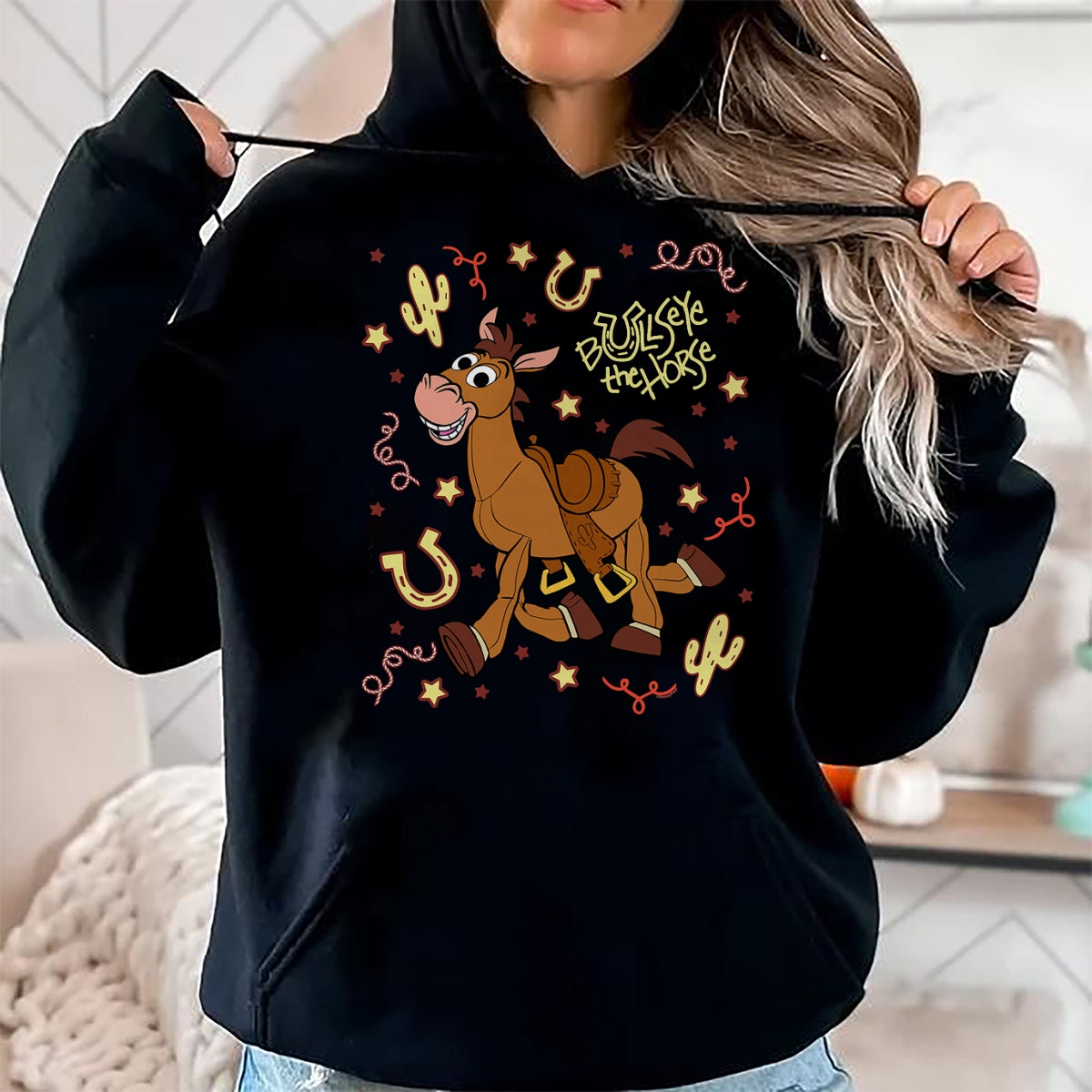 Best Horse Lover Shirt , Funny Horse UnisexT-Shirt/Hoodie/Sweatshirt HLT00 - - Disney and Pixar_s Toy Story Bullseye Horse Western Collage T-Shirt