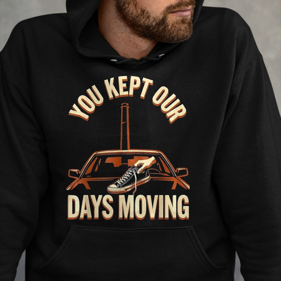 Best Truck Driver Life Shirt, Funny Trucker UnisexT-Shirt/Hoodie/Sweatshirt HLT00 - You Kept Our Days Moving Truck Driver Appreciation Week Gift T-Shirt, Women, Black, XX-Large