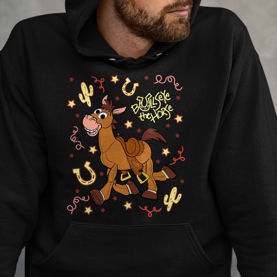 Best Horse Lover Shirt , Funny Horse UnisexT-Shirt/Hoodie/Sweatshirt HLT00 - - Disney and Pixar_s Toy Story Bullseye Horse Western Collage T-Shirt