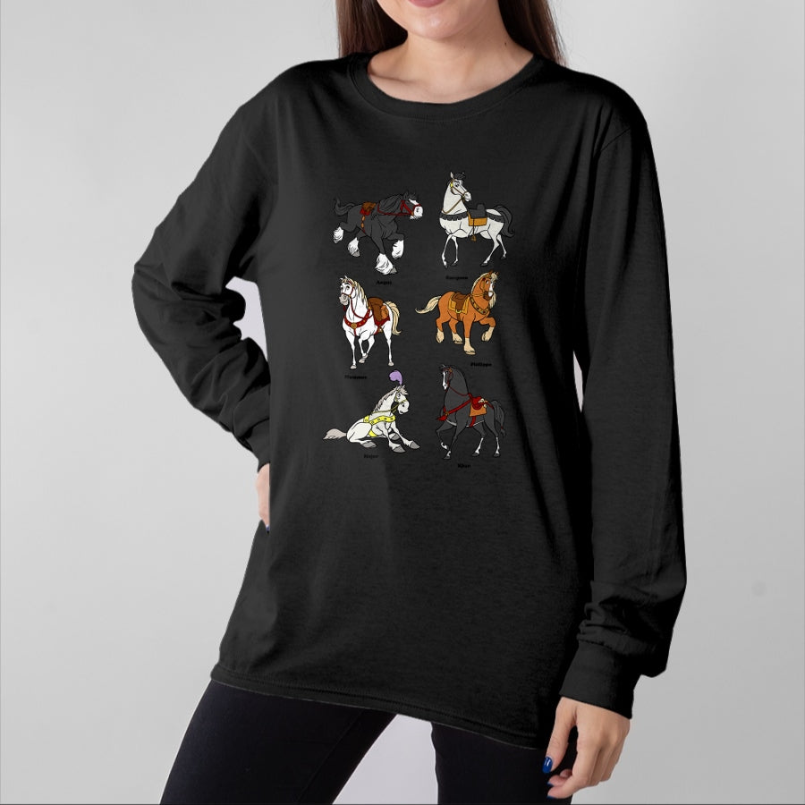 Best Horse Lover Shirt , Funny Horse UnisexT-Shirt/Hoodie/Sweatshirt HLT00 - - Disney Princess Horses T-Shirt
