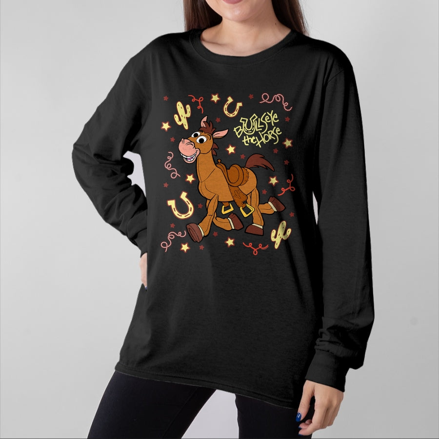 Best Horse Lover Shirt , Funny Horse UnisexT-Shirt/Hoodie/Sweatshirt HLT00 - - Disney and Pixar_s Toy Story Bullseye Horse Western Collage T-Shirt